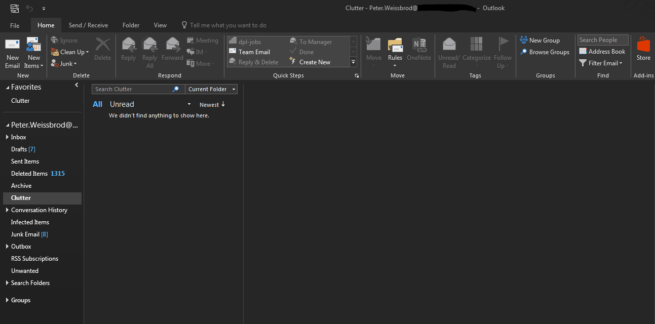 enable microsoft dark theme in outlook for mac